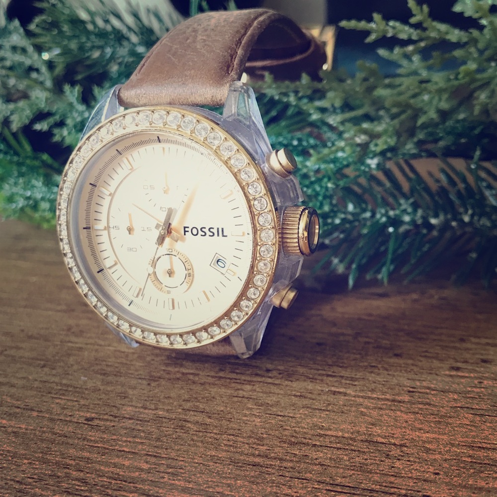 Fossil Leather Band Watch
